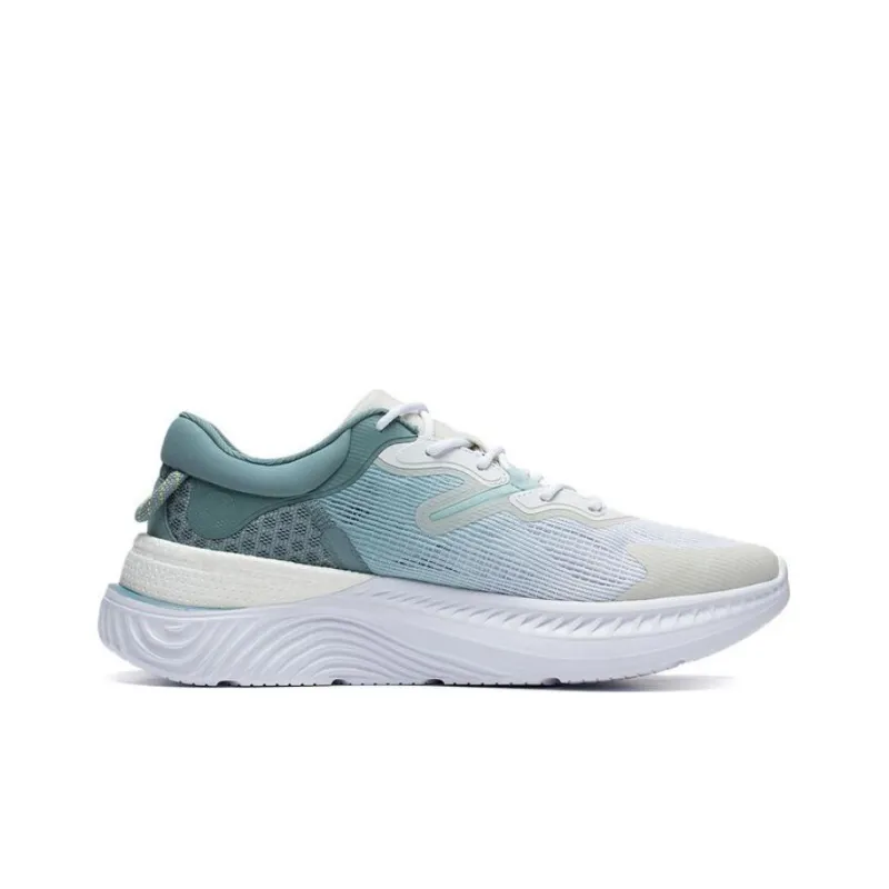 LiNing Spark Lite Anti Slip And Wear Resistant Breathable Low Top Sports Casual Shoes Men's White Green-1