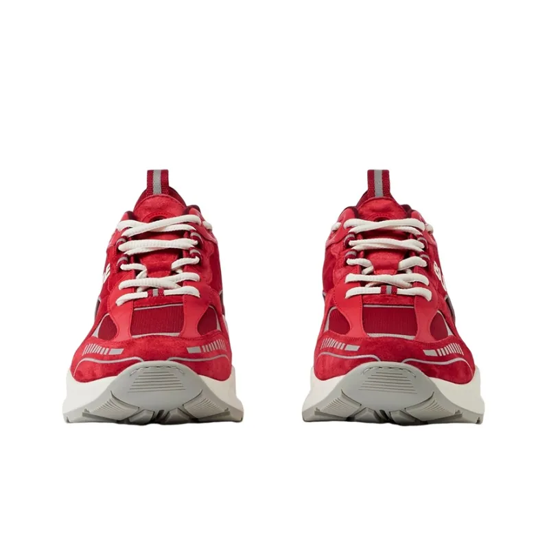 Burberry Low Top Sports Casual Shoes Men's Red-2
