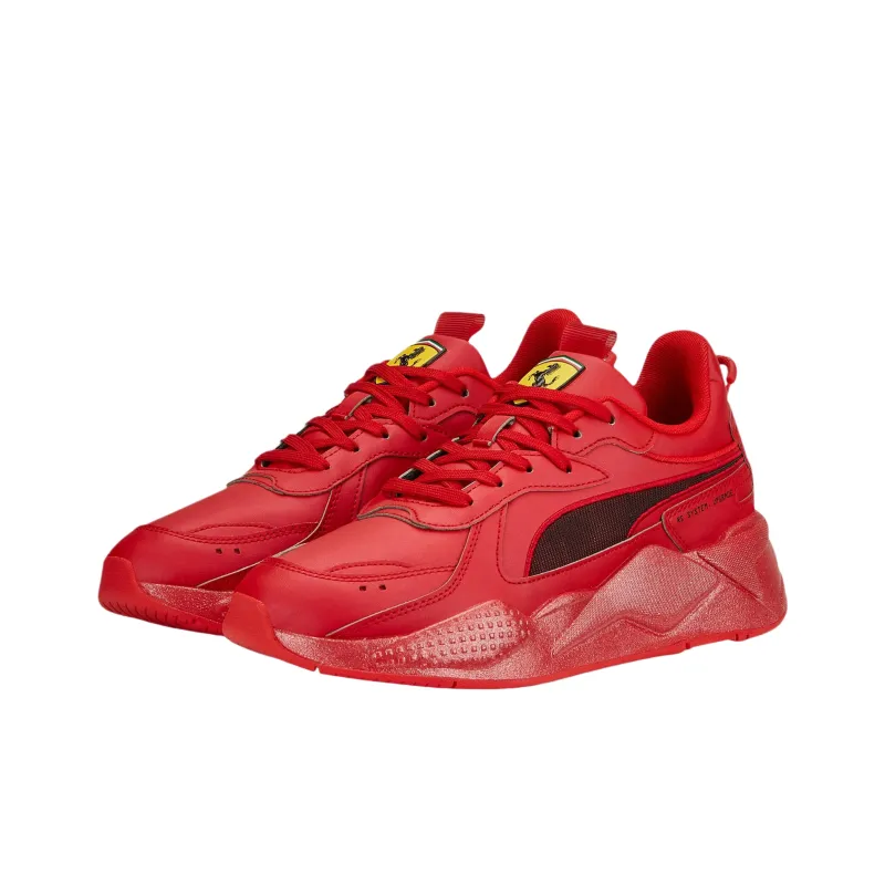 PUMA Scuderia Ferrari RS-X Mc Anti-Slip Wear-Resistant Low-Top Sports Casual Shoes Unisex Red Black-2