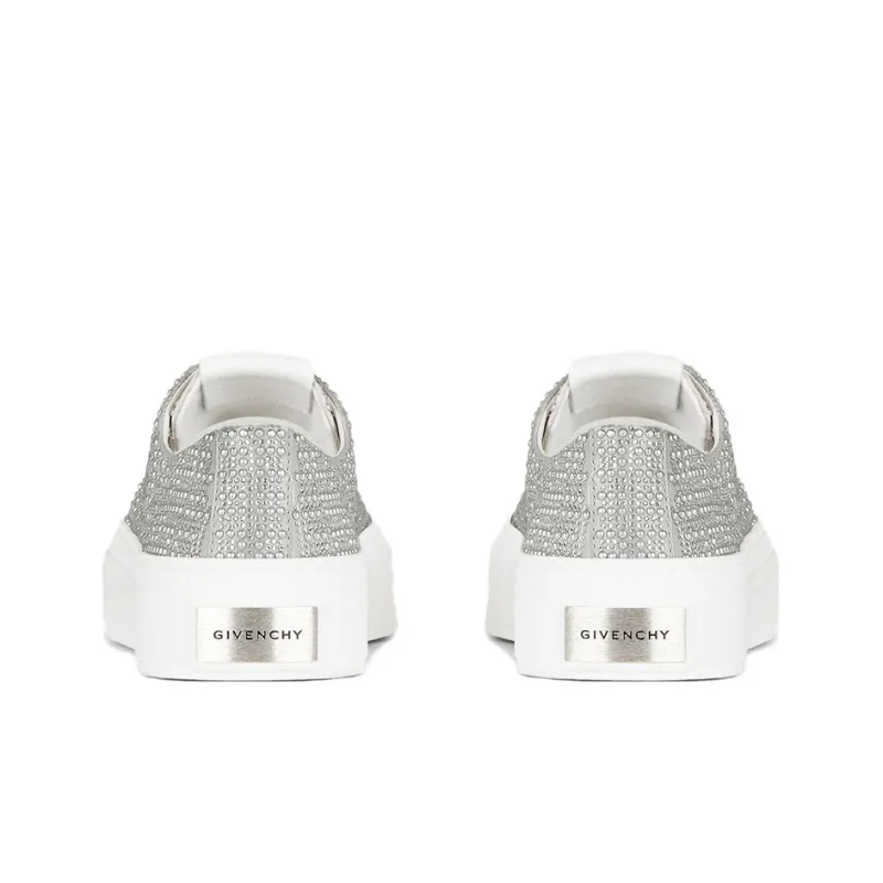 Givenchy 4G Stylish Skateboarding Shoes Women's Silver-4