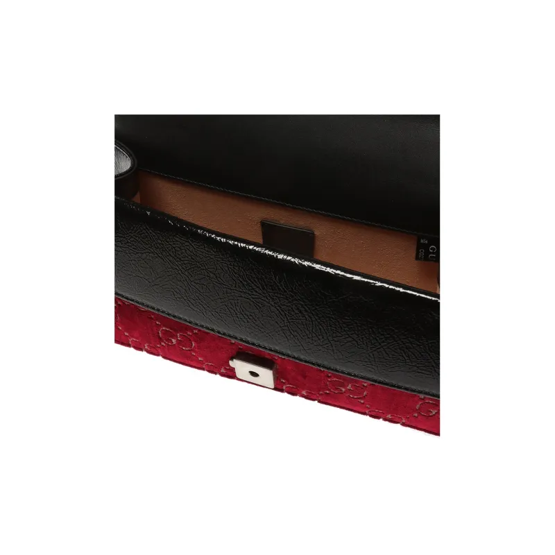 GUCCI Dionysus Velvet Shoulder Bag Women's Red-2