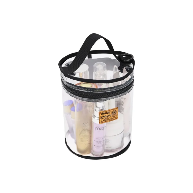Rough Enough PVC Handbag, Storage Bag, Makeup Bag, Toiletry Bag Regular Unisex Transparent-2