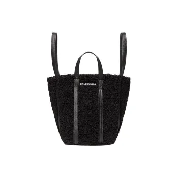 Balenciaga Everyday Cow Leather Portable Crossbody Bag Shoulder Bag Women's Black