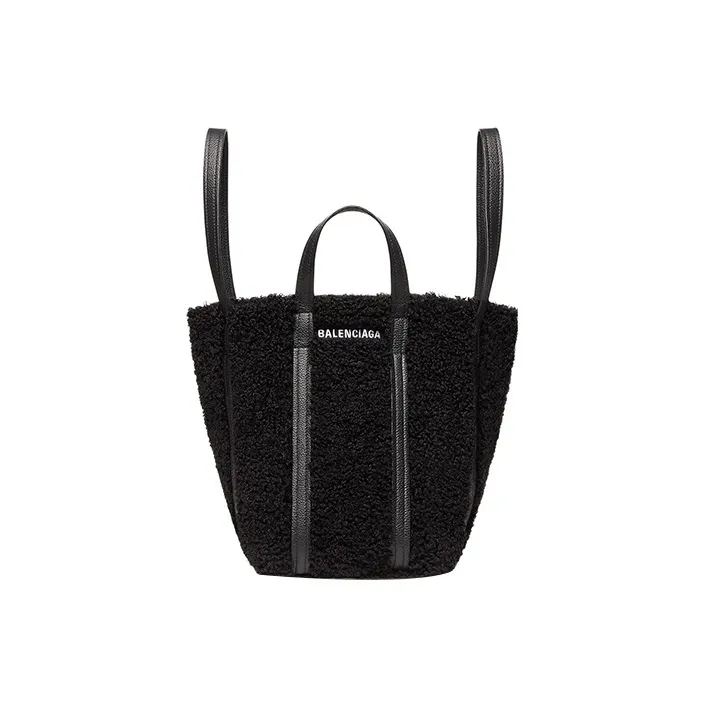 Balenciaga Everyday Cow Leather Portable Crossbody Bag Shoulder Bag Women's Black-0