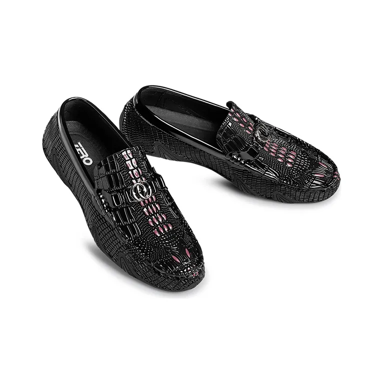 ZRO Men's Casual Shoes Men Low Top Black Gray/Black/Black Red-15