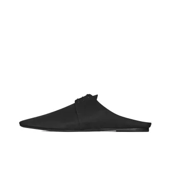 SAINT LAURENT Wrap toe Slippers Men's Black