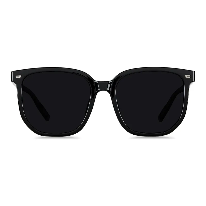 ENFANTIN TR/Memory Plastic Square Sunglasses Unisex-5
