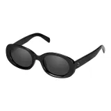 MK255YJ-001 Bright Black Gray Lens
