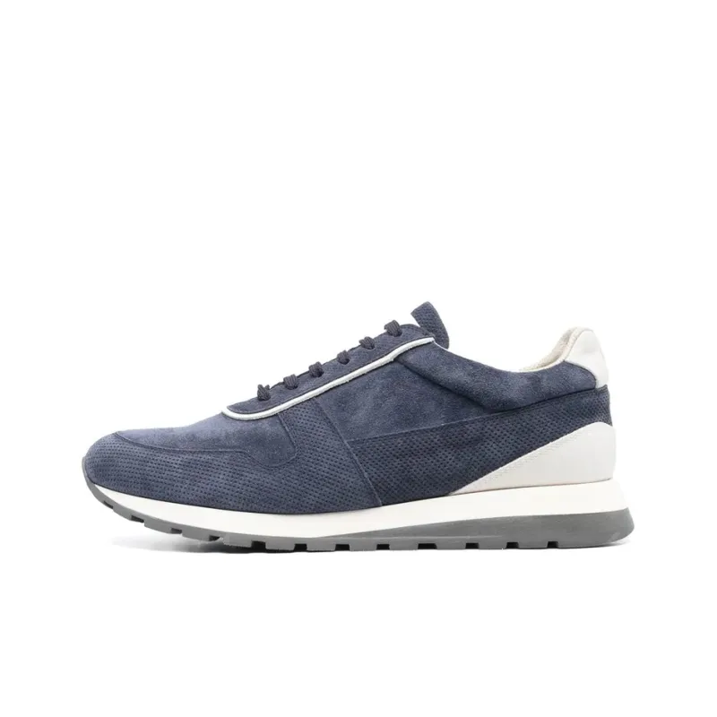 Brunello Cucinelli Slip Resistant Thermal Sports Casual Shoes Men's Blue-0