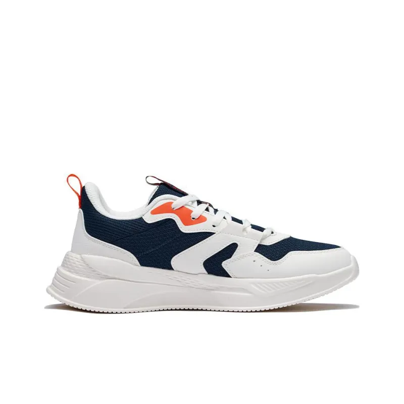 361° Cushioning Anti-Slip And Wear-Resistant Low-Top Sports Casual Shoes Men's White Black-1