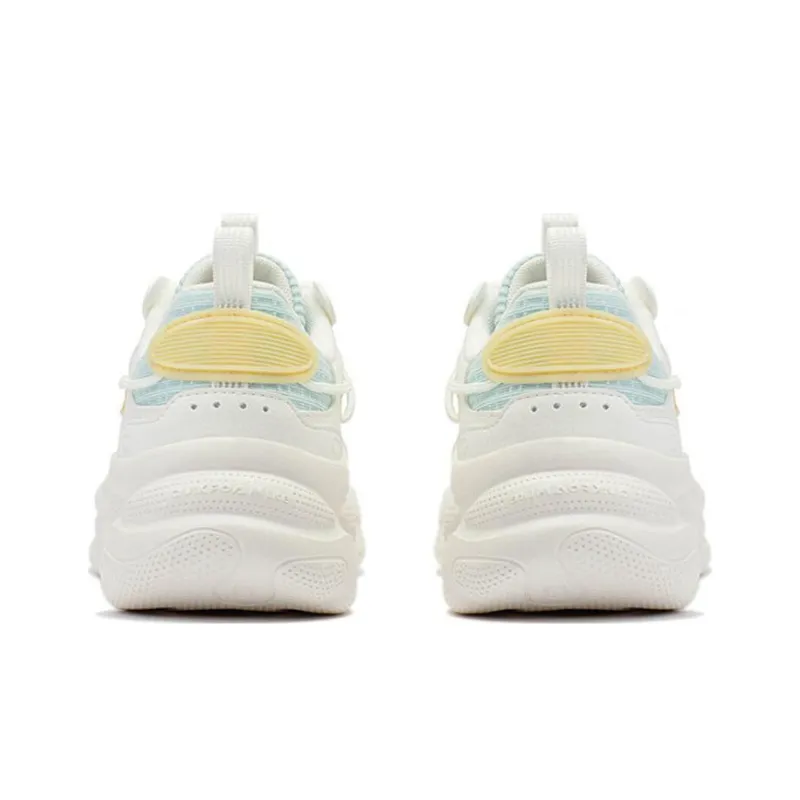 361° Shock Absorbers With Slip Resistant And Abrasion Resistant Properties Low Top Running Shoes Women's Blue White-2
