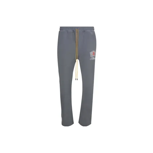 RHUDE Knitted Sweatpants Men Gray