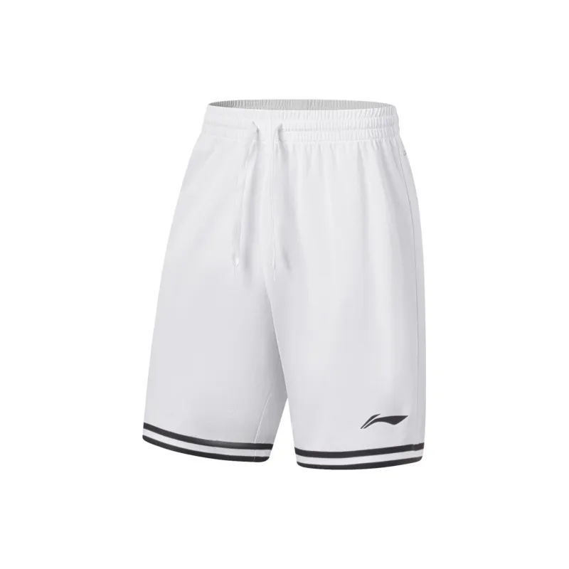 LiNing Professional Basketball Series Basketball Suit Men's Standard White-4