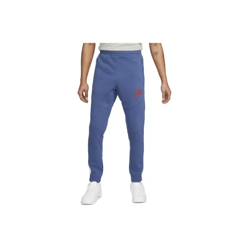 Nike Knitted Sweatpants Men Royal Blue