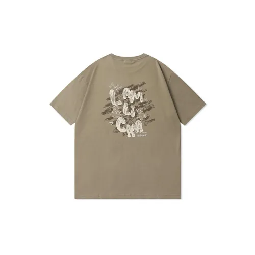 LAMLICKA T-Shirts Unisex Brown