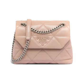 PRADA Spectrum Nappa Leather Crossbody Bag Shoulder Bag Women's Light Pink