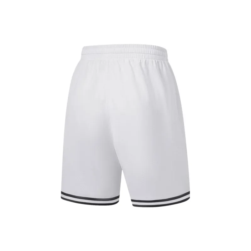 LiNing Professional Basketball Series Basketball Suit Men's Standard White-5