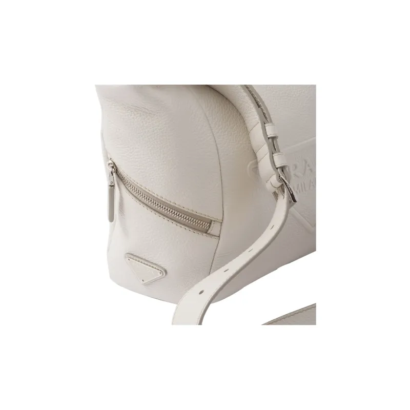 PRADA Leather Crossbody Bag, Shoulder Bag Men's-4
