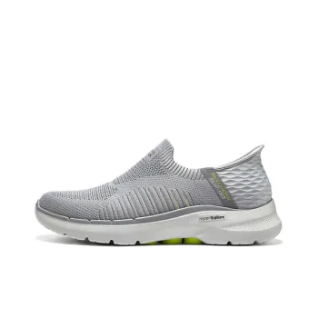 Skechers Go Walk 6 'Grey Yellow'
