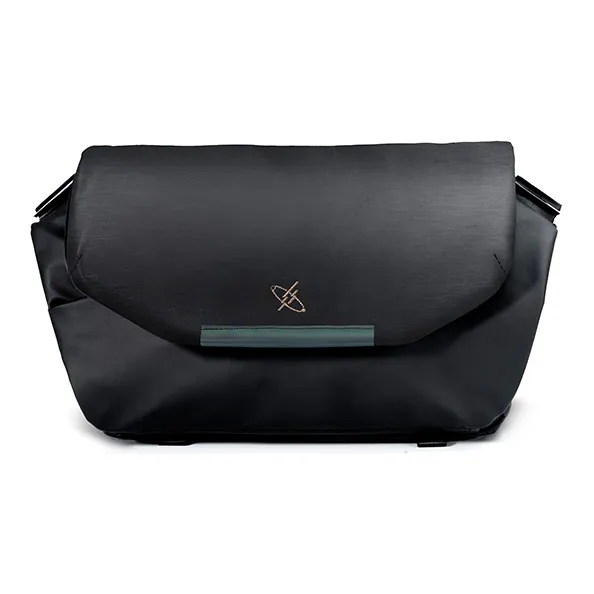 GYXX Technical Fabric Shoulder Bag, Crossbody Bag, Messenger Bag, Commuter Bag Trumpets Men's Black/Dark Gray-10