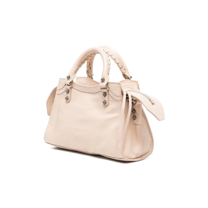 Balenciaga Neo Cagole Lambskin Handbag Shoulder Bag Crossbody Bag Extra Small Women's Beige-1