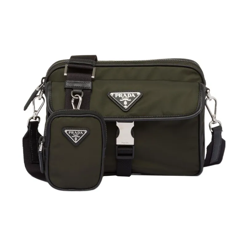 PRADA Saffiano Shoulder Bags-0