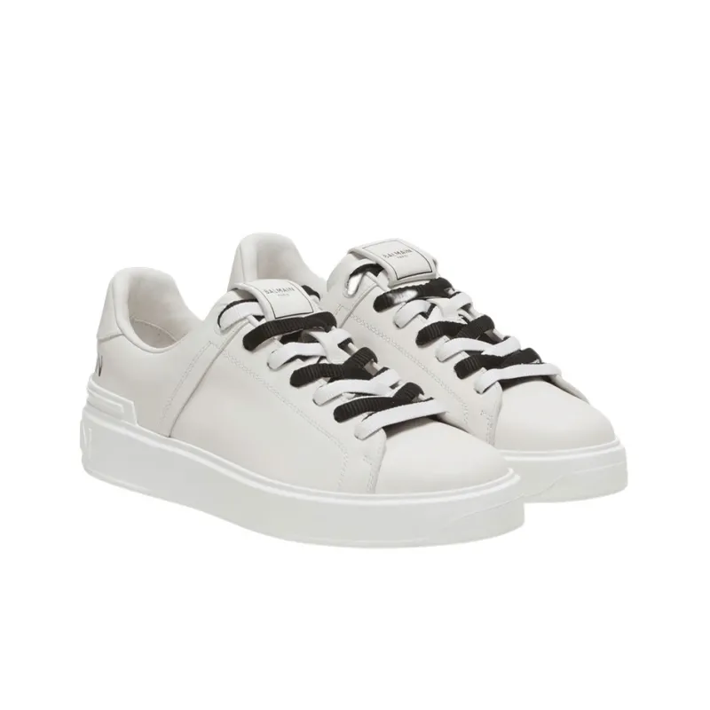 BALMAIN B-Court Leather Sneakers-2