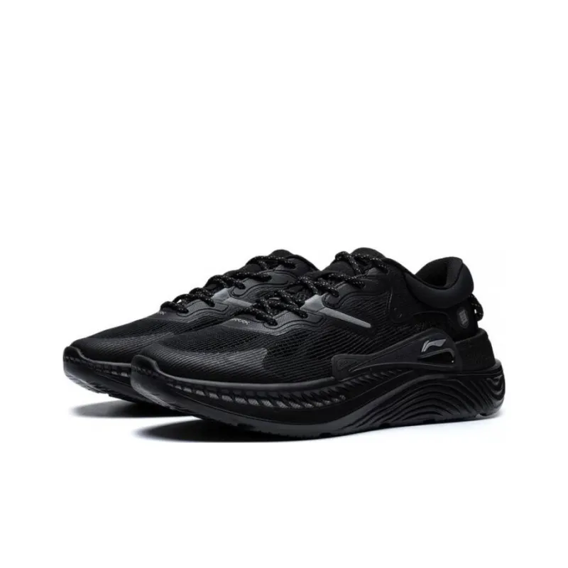 LiNing Spark Lite Anti-Slip And Wear-Resistant Breathable Low-Top Sports Casual Shoes Men's Black-2