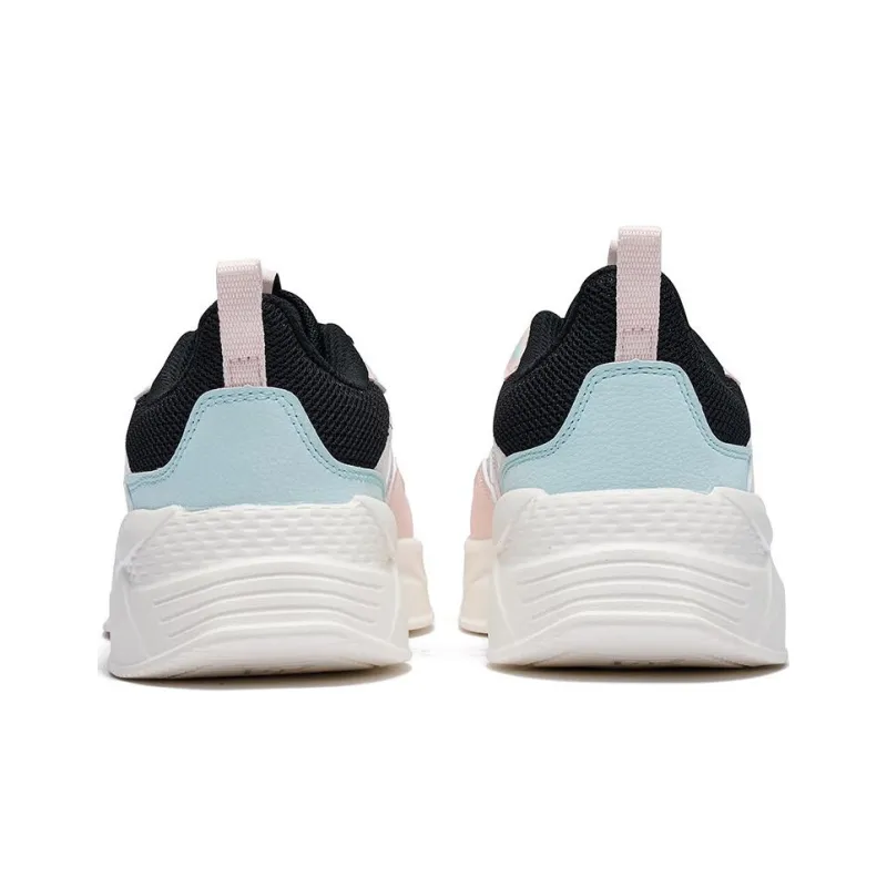 361° Cushioning Anti-Slip And Wear-Resistant Low-Top Sports Casual Shoes Women's White Pink Black-3