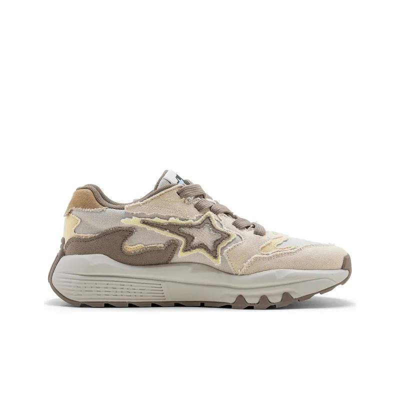 STARTER Breathable Lightweight Height Increasing Rebound Low Top Casual Shoes Women's Khaki-1