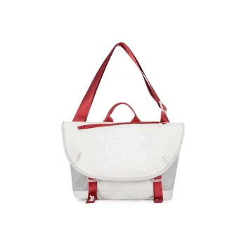 DRACONITE Polyester Fanny Pack Handbag, Crossbody Bag, Shoulder Bag Regular Unisex Gray Red Contrast