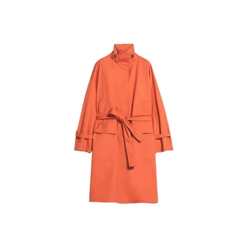 MaxMara Trench Coats Women's Orange