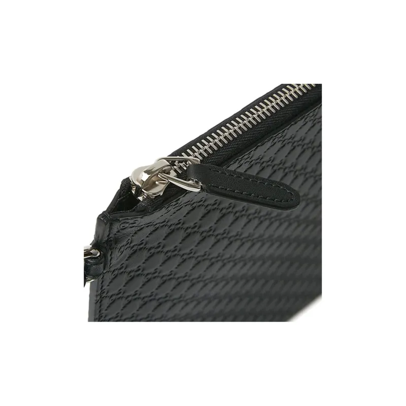 GUCCI GG Cow Leather Storage Bag Wrist Bag Clutch Regular Men's Black-4