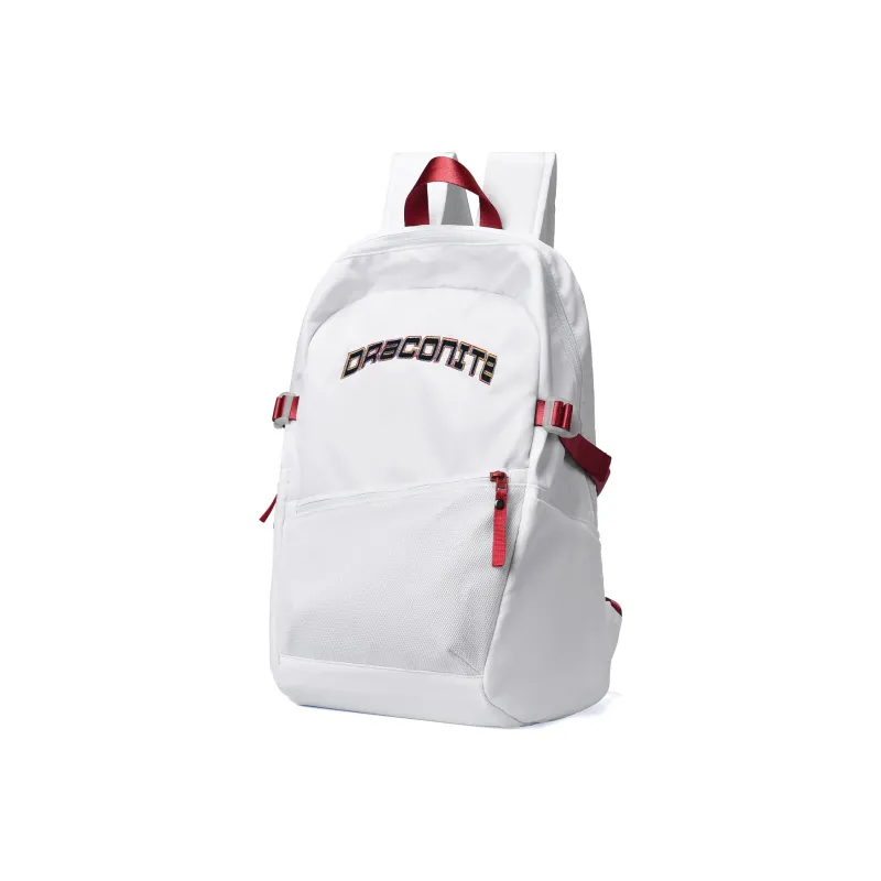 DRACONITE Polyester Student Backpack Regular Unisex White-5