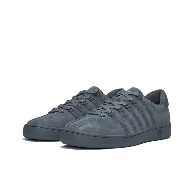 KSWISS Classic Anti Slip Wear Resistant Low Top Skateboard Shoes Men's Gray-2