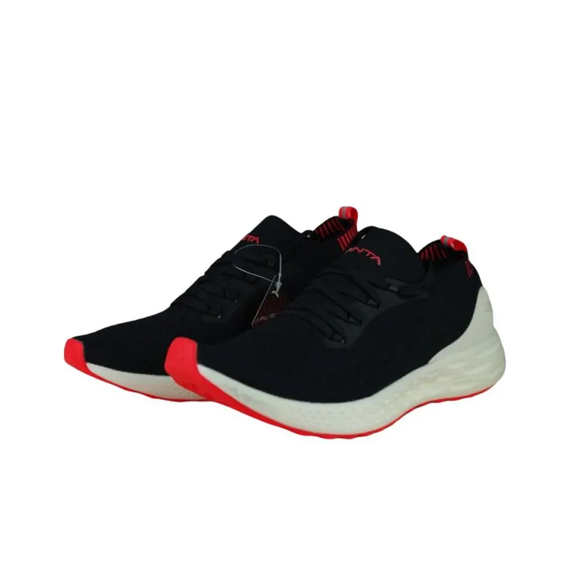 Anta Running Collection Anti Slip Wear Resistant Low Top Running Shoes Men's Black White Red-1