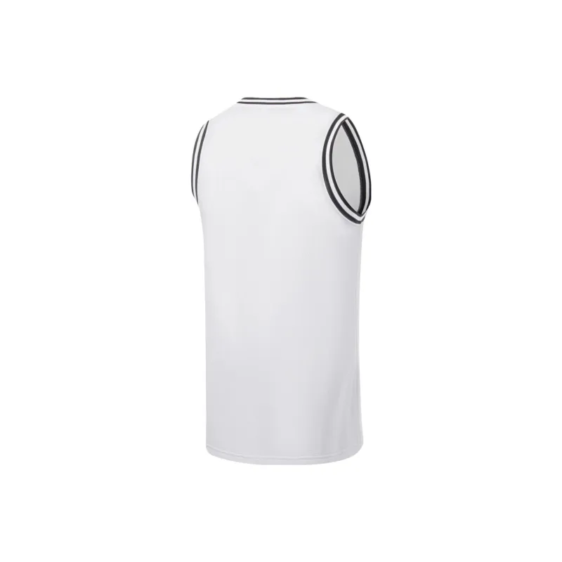 LiNing Professional Basketball Series Basketball Suit Men's Standard White-3