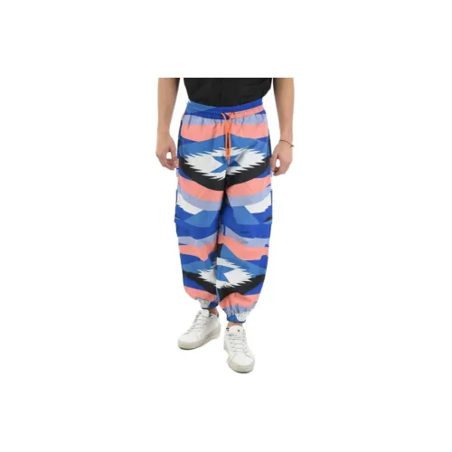 Marcelo Burlon Knitted Sweatpants Men Blue