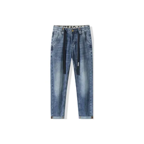 HALEBOSS Jeans Men Blue