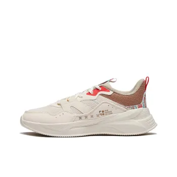 361° Cushioning, Slip Resistant, And Abrasion Resistant Low Top Sports Casual Shoes Women's Beige Copper