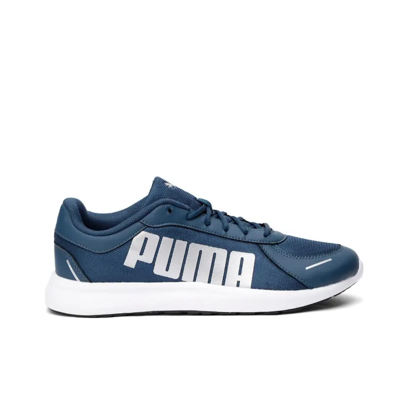 PUMA Jaunt Cushioning Anti-Slip And Wear-Resistant Low-Top Running Shoes Men's Blue White-1