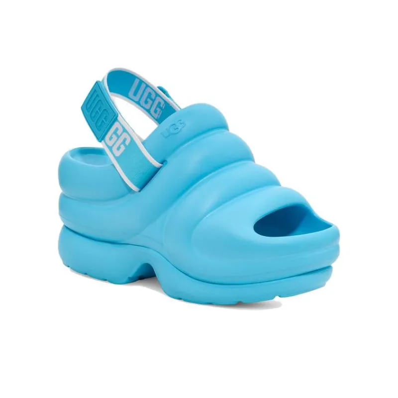 Atmos Pink x UGG Aww Yeah Fashion Sandal Women's Summer Sky Blue-2