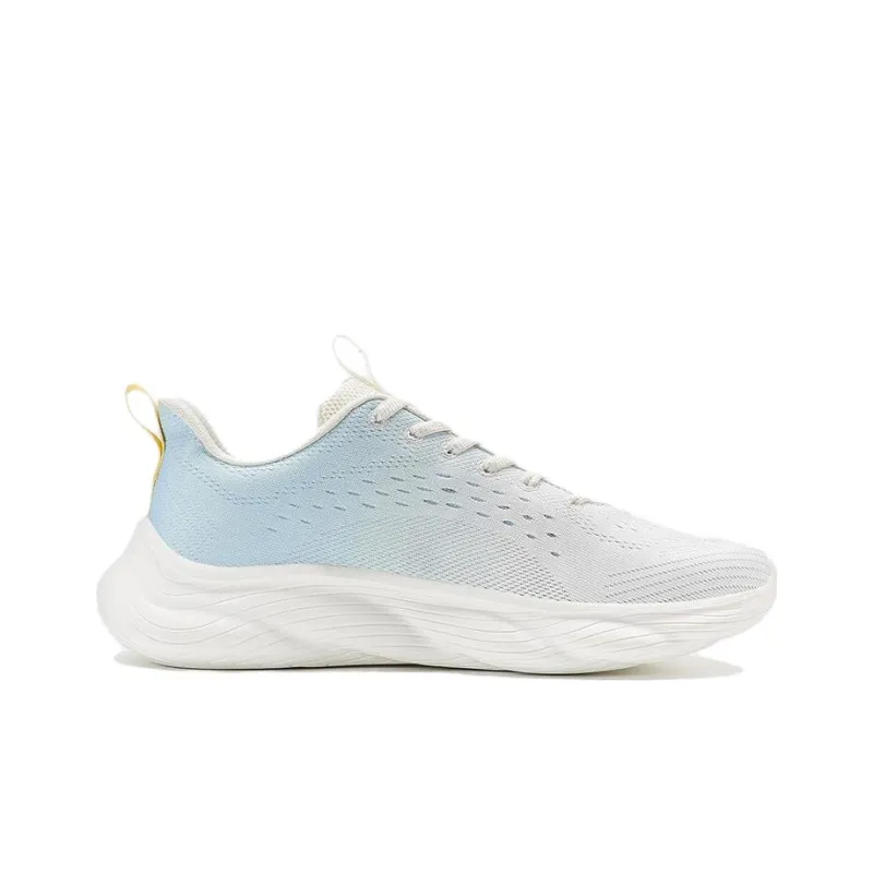 PEAK Cotton Candy Anti Slip And Wear Resistant Breathable Low Top Running Shoes Women's White Blue-1