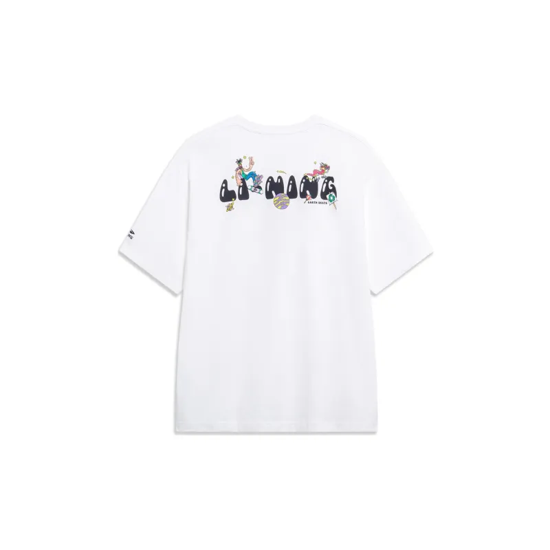 LiNing T Shirt Unisex Standard White-1