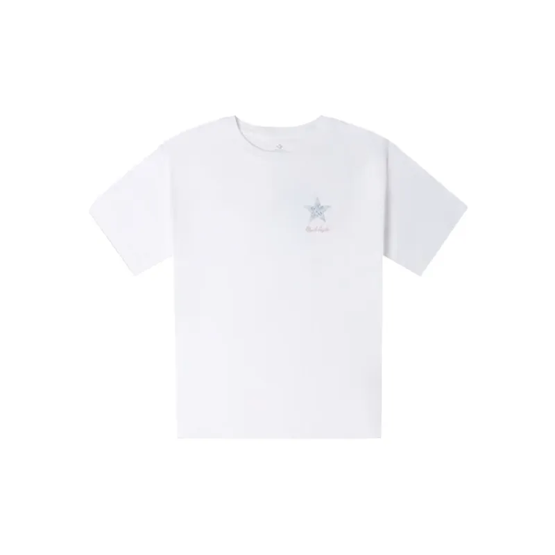 Converse T Shirts Women's White-1
