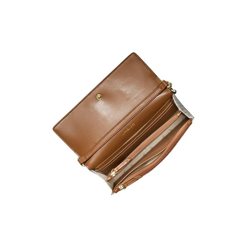 MICHAEL KORS Jet Set Polyester 2 in 1 Shoulder Bag Crossbody Bag Medium Size Women's Vanilla/Oak-3