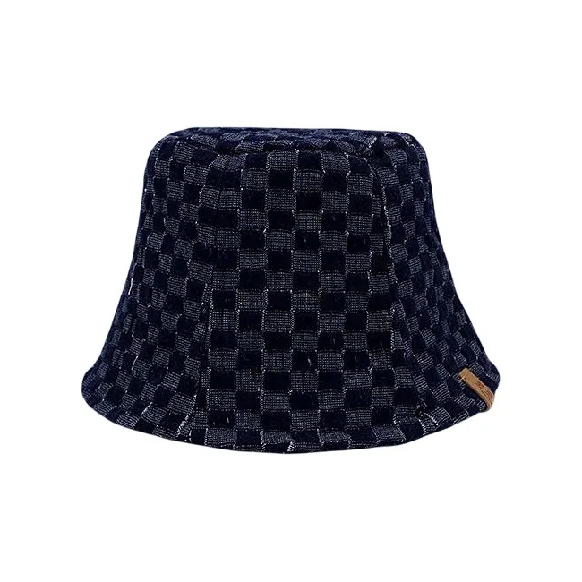 MUYKUY Denim Bucket Hats Women's-1