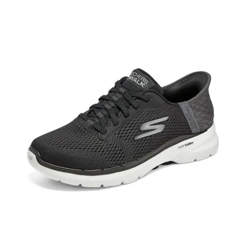 Skechers Go Walk 6 Slip Ins 'Black'-2