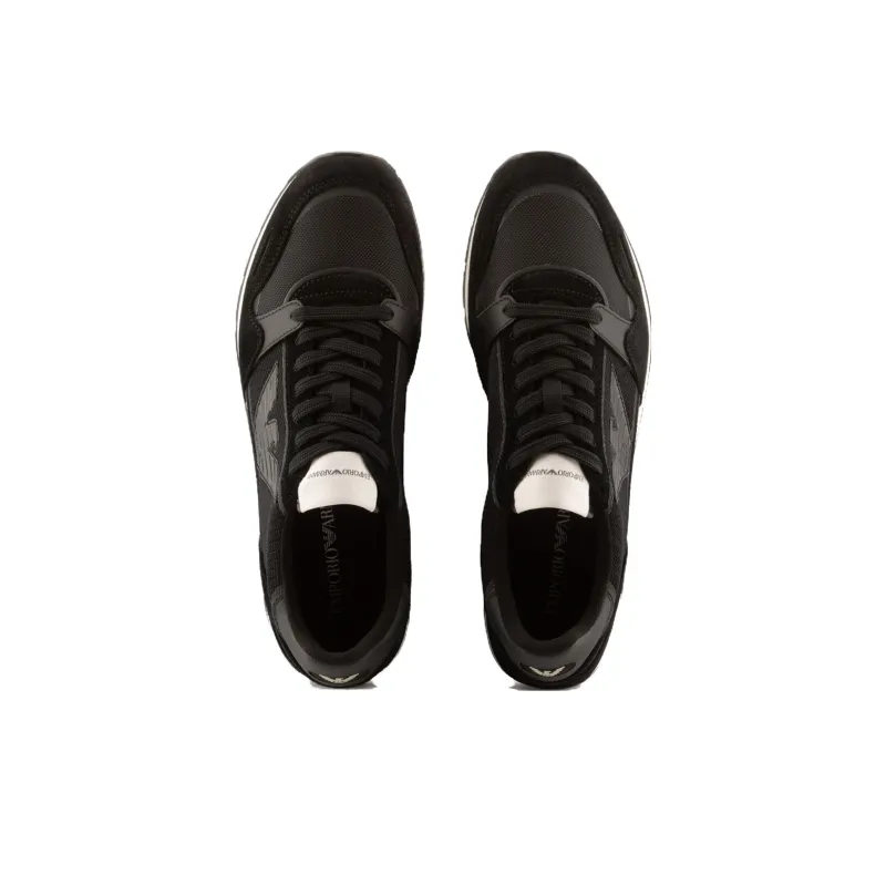 EMPORIO ARMANI Panelled Low-top Sneakers-2