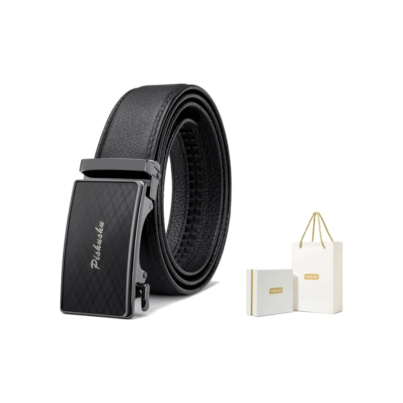 PISHUSHU Leather Belts Men-0
